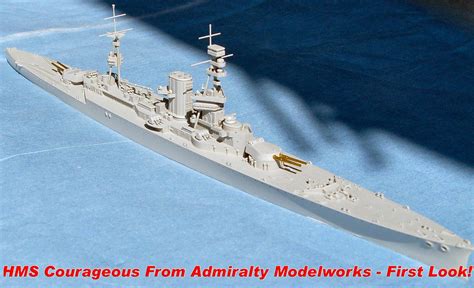 hms courageous model.